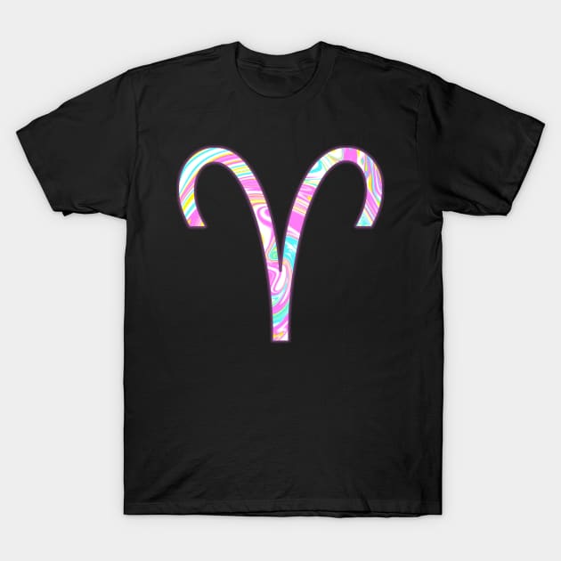 PSYCHEDELIC ARIES T-Shirt by SquareClub